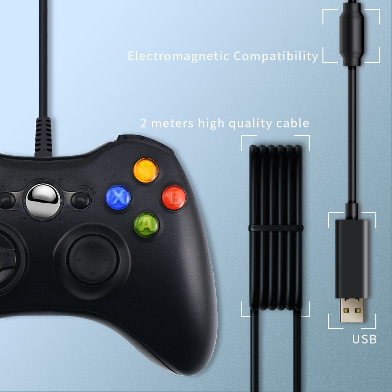 DATA FROG USB Wired Gamepad